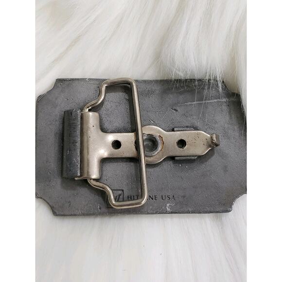 VINTAGE‎ 1970'S TRUCKMASTER TRUCKING BELT BUCKLE HIT LINE USA - Picture 4 of 6